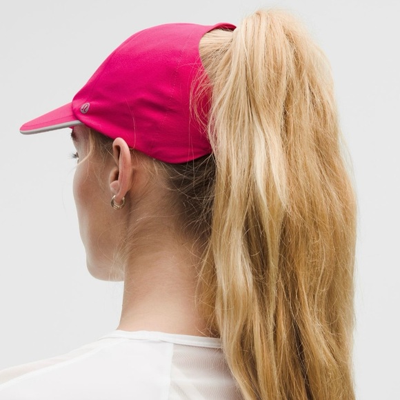 Lululemon fast and free pony tail running hat NWT color in PSNT - Picture 3 of 6